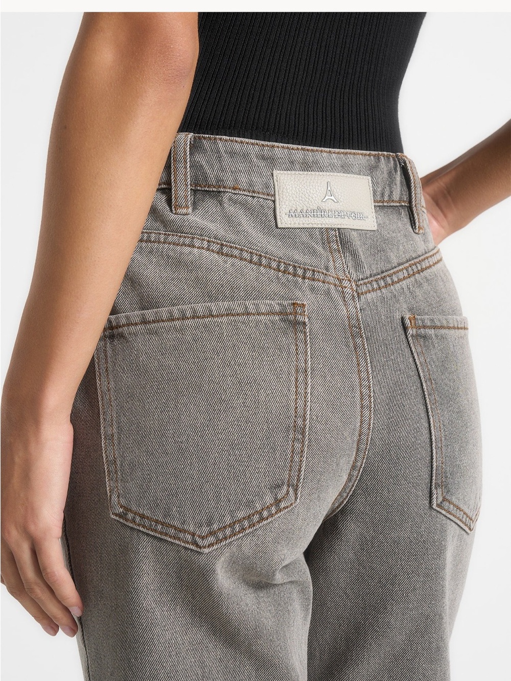 Manière De Voir Abbie Stacked Fit And Flare Jeans